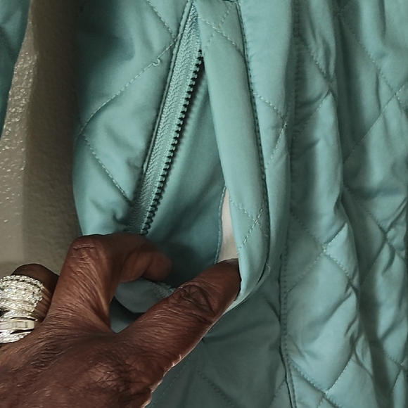 Columbia women Quilted Down Puffer Coat zip outdoors size Small - Picture 6 of 11